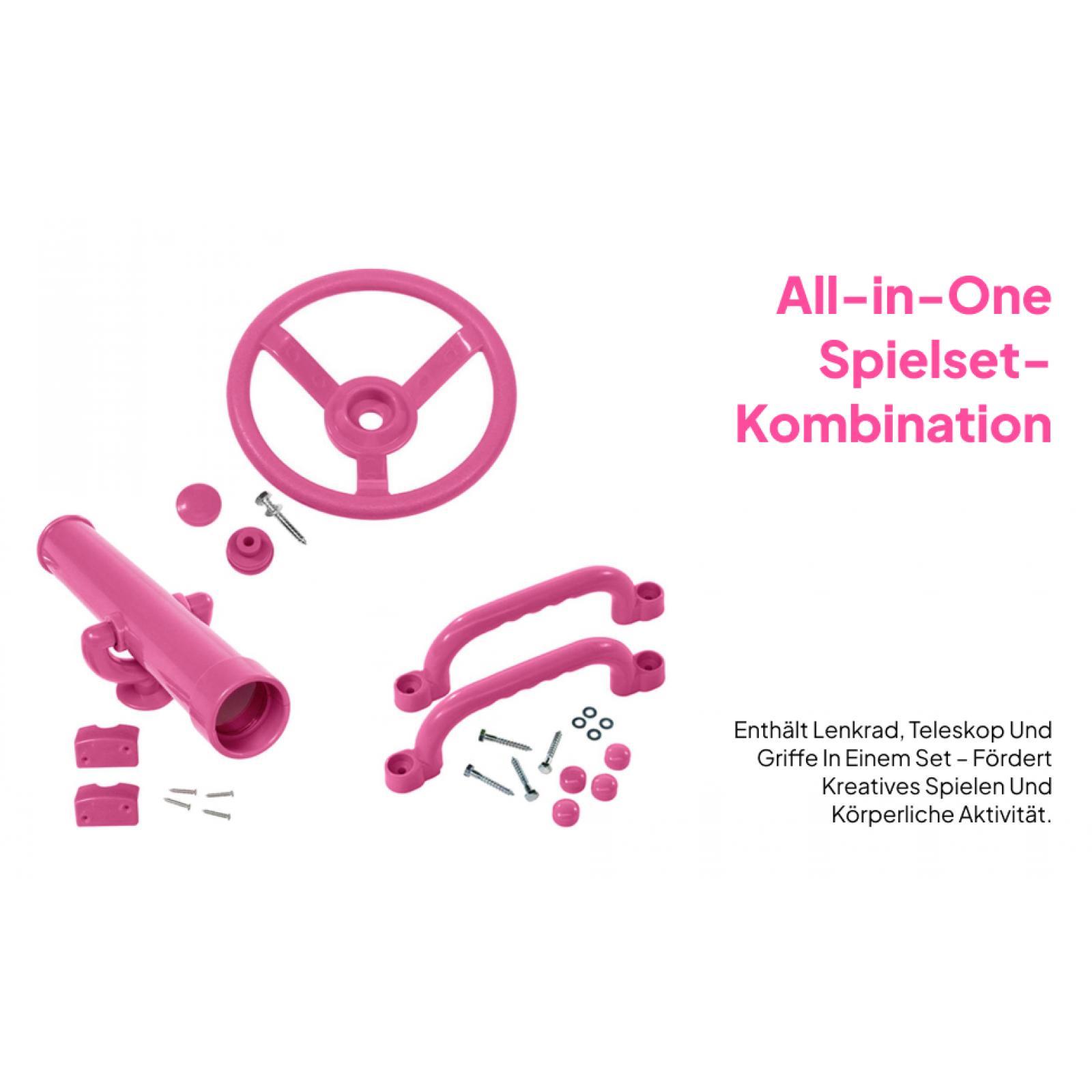 Kids Outdoor Climbing Frame - Spielplatz-Ausrüstung Valentinstagsgeschenke Piratenschiff-Ruder für Kinder Outdoor-Spielset