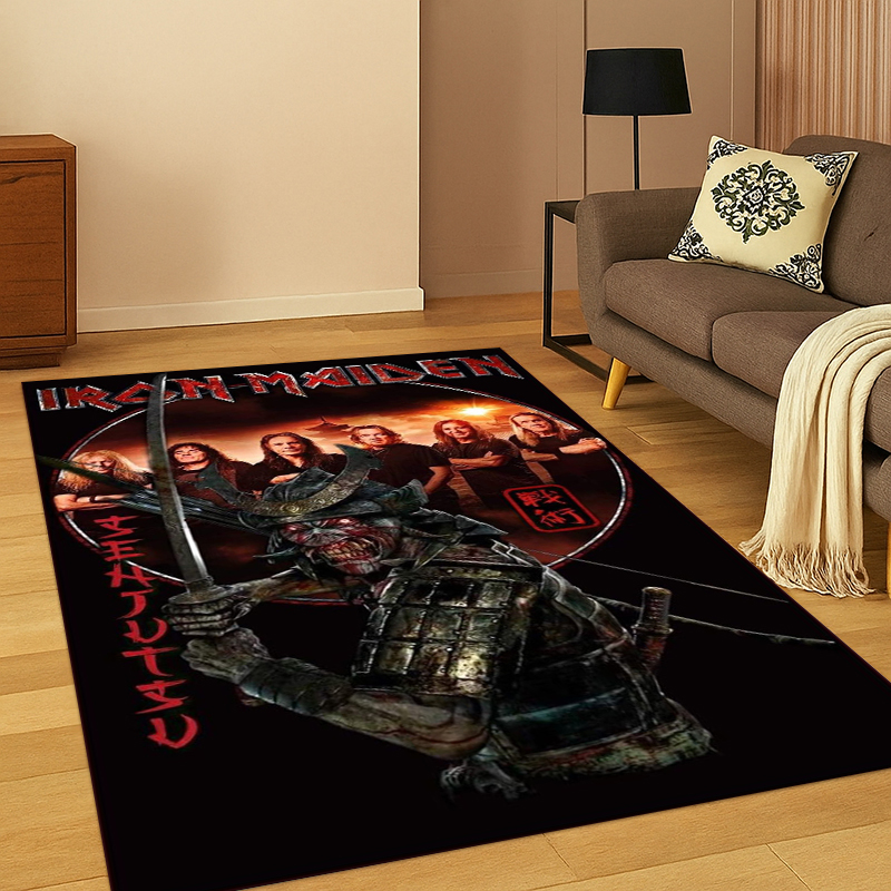 Kids Outdoor Area - 3D I-Iron Maiden Metal Band Teppich
