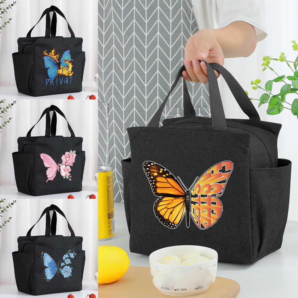 Q Kids Outdoor - Wiederverwendbare Lunchbox-Tasche für Kinder, isolierte Tragetaschen,