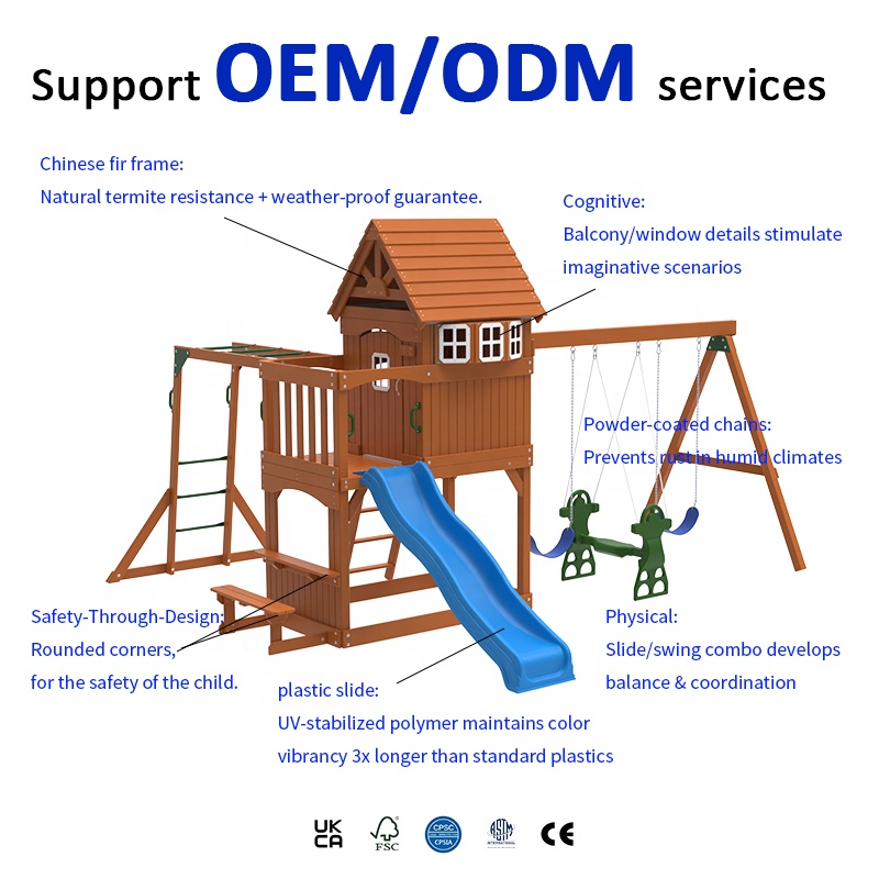 Großes Outdoor-Spielgerät für  – Kids Outdoor Climbing Frame Bewertung und Preis