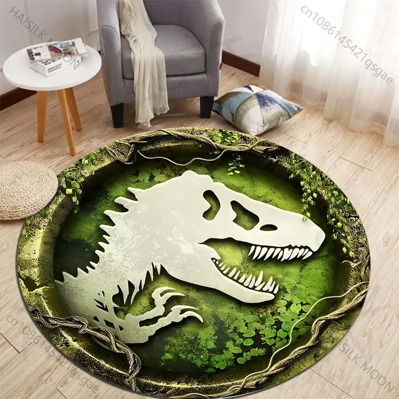 HD 3D-Dinosaurier-Druck, runde – Kids Outdoor Area Bewertung und Preis