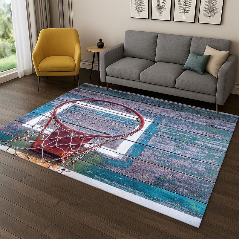 Retro-Basketballplatz-Cartoon- – Kids Outdoor Area Bewertung und Preis